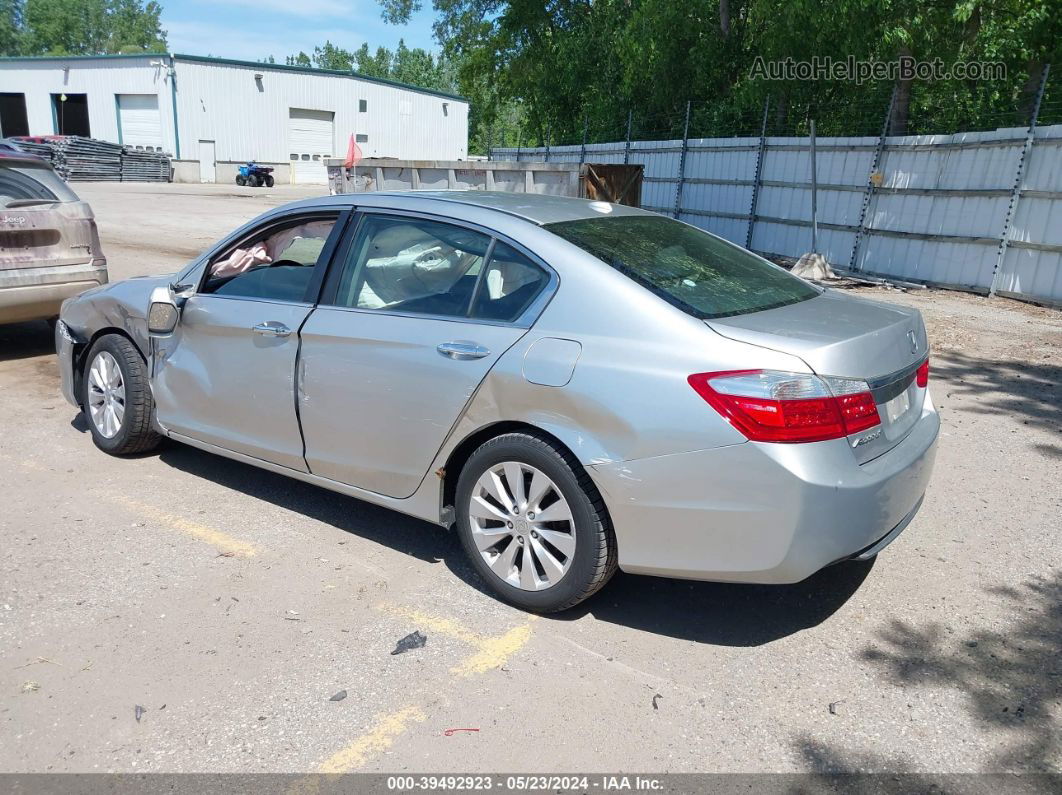 2014 Honda Accord Ex-l Silver vin: 1HGCR2F8XEA116448