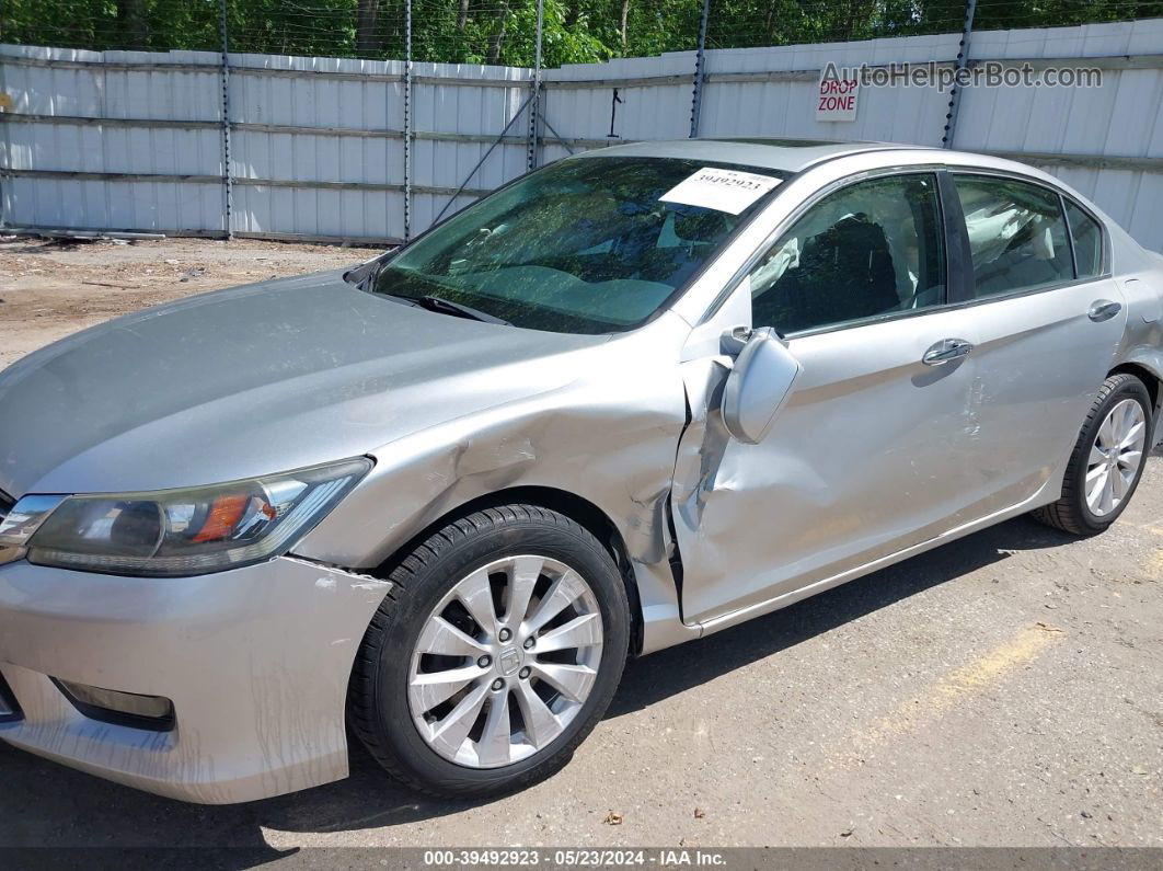 2014 Honda Accord Ex-l Silver vin: 1HGCR2F8XEA116448