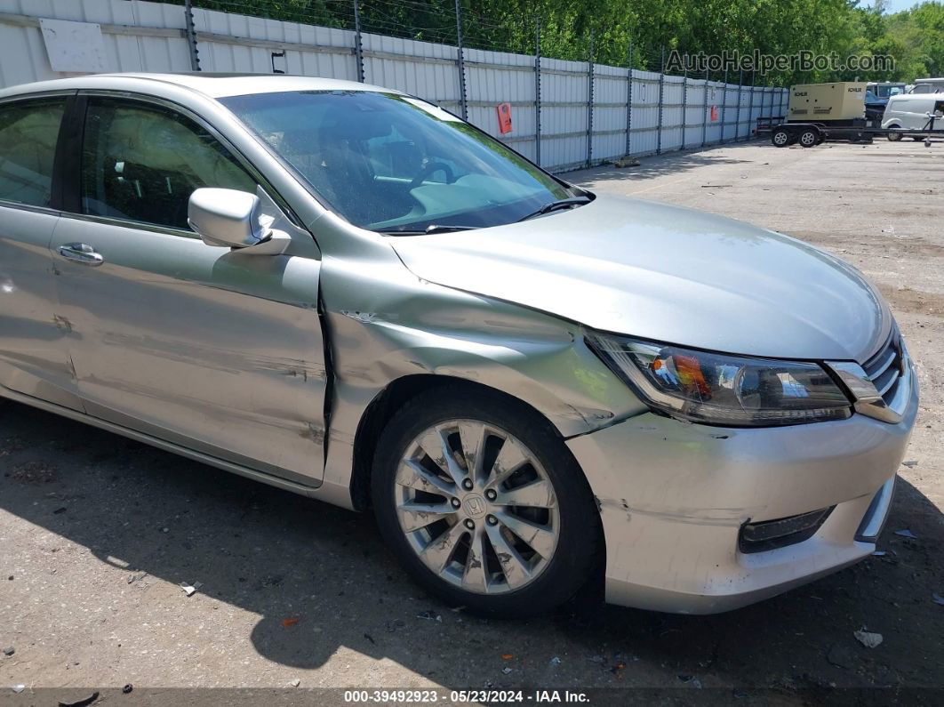 2014 Honda Accord Ex-l Silver vin: 1HGCR2F8XEA116448