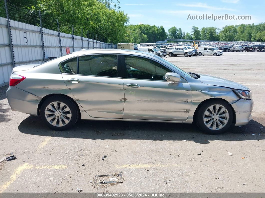 2014 Honda Accord Ex-l Silver vin: 1HGCR2F8XEA116448