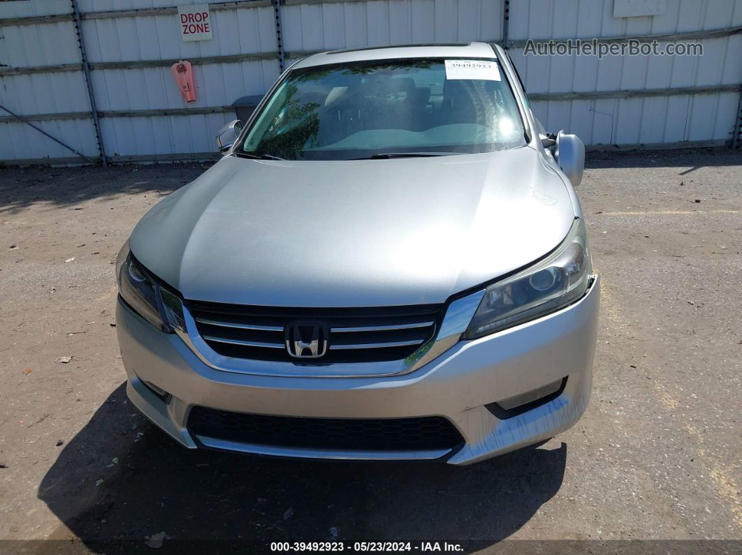 2014 Honda Accord Ex-l Silver vin: 1HGCR2F8XEA116448