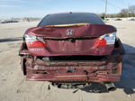 2014 Honda Accord Exl Maroon vin: 1HGCR2F8XEA131015