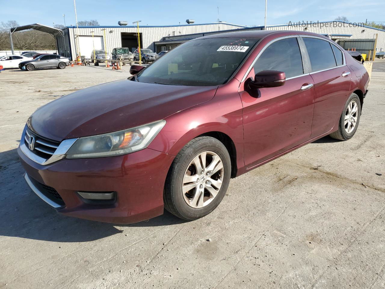 2014 Honda Accord Exl Темно-бордовый vin: 1HGCR2F8XEA131015