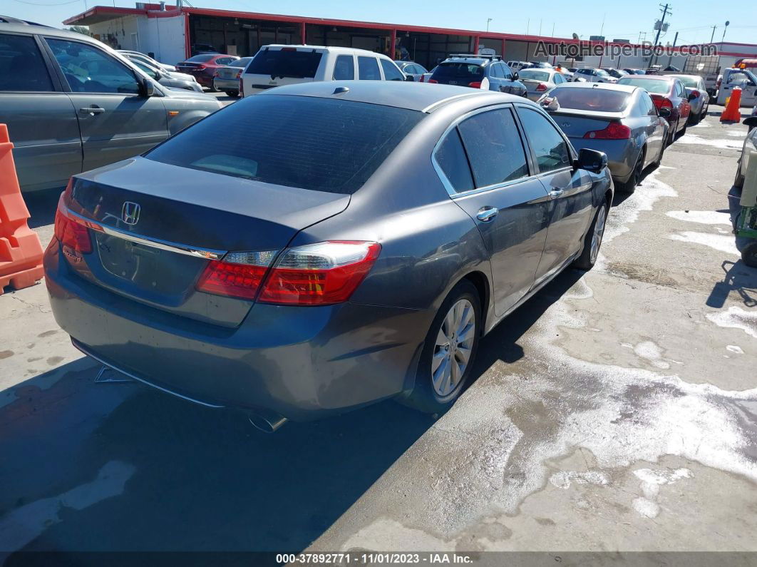 2014 Honda Accord Sdn Ex-l Gray vin: 1HGCR2F8XEA138644