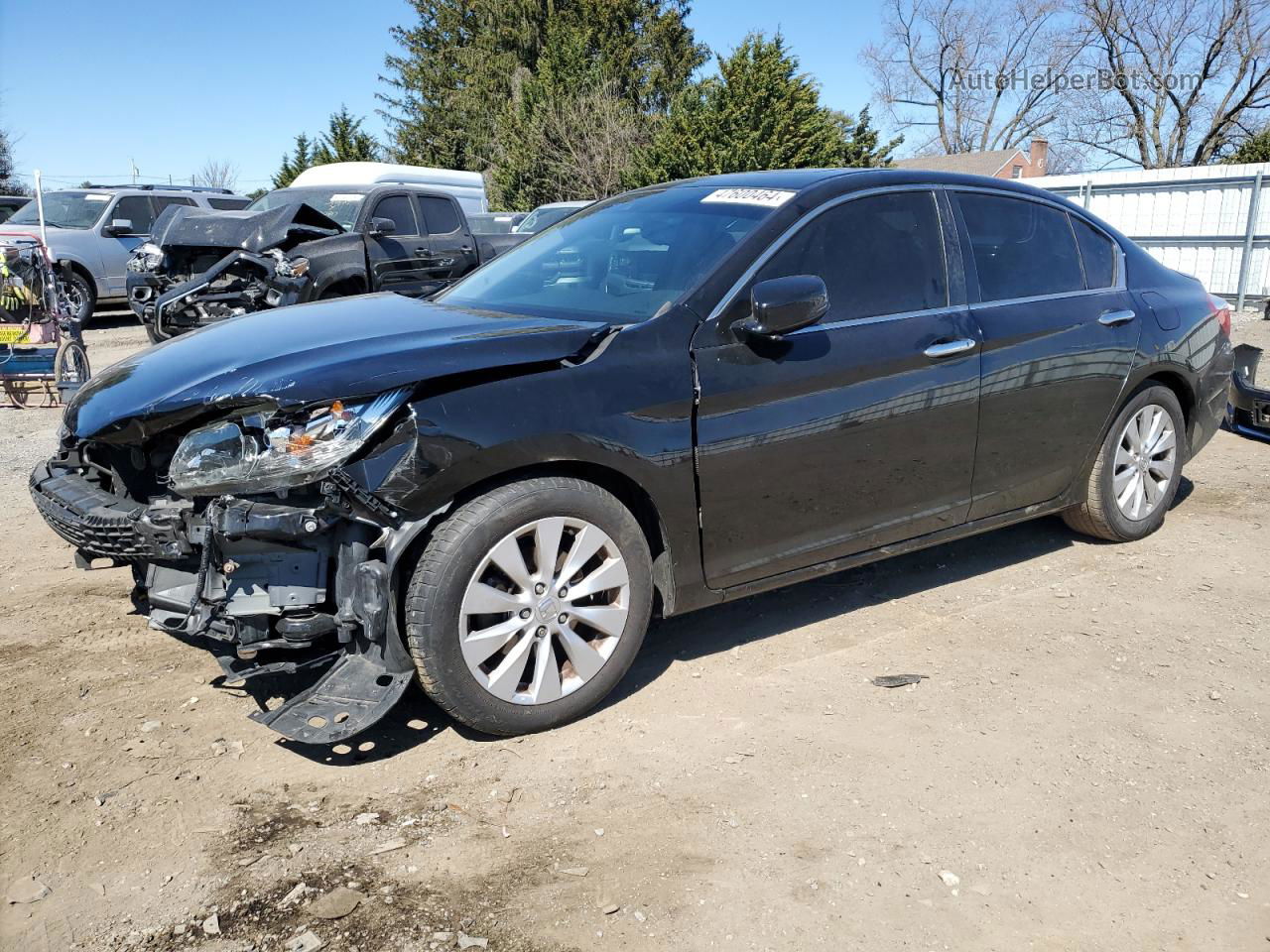 2014 Honda Accord Exl Black vin: 1HGCR2F8XEA153113