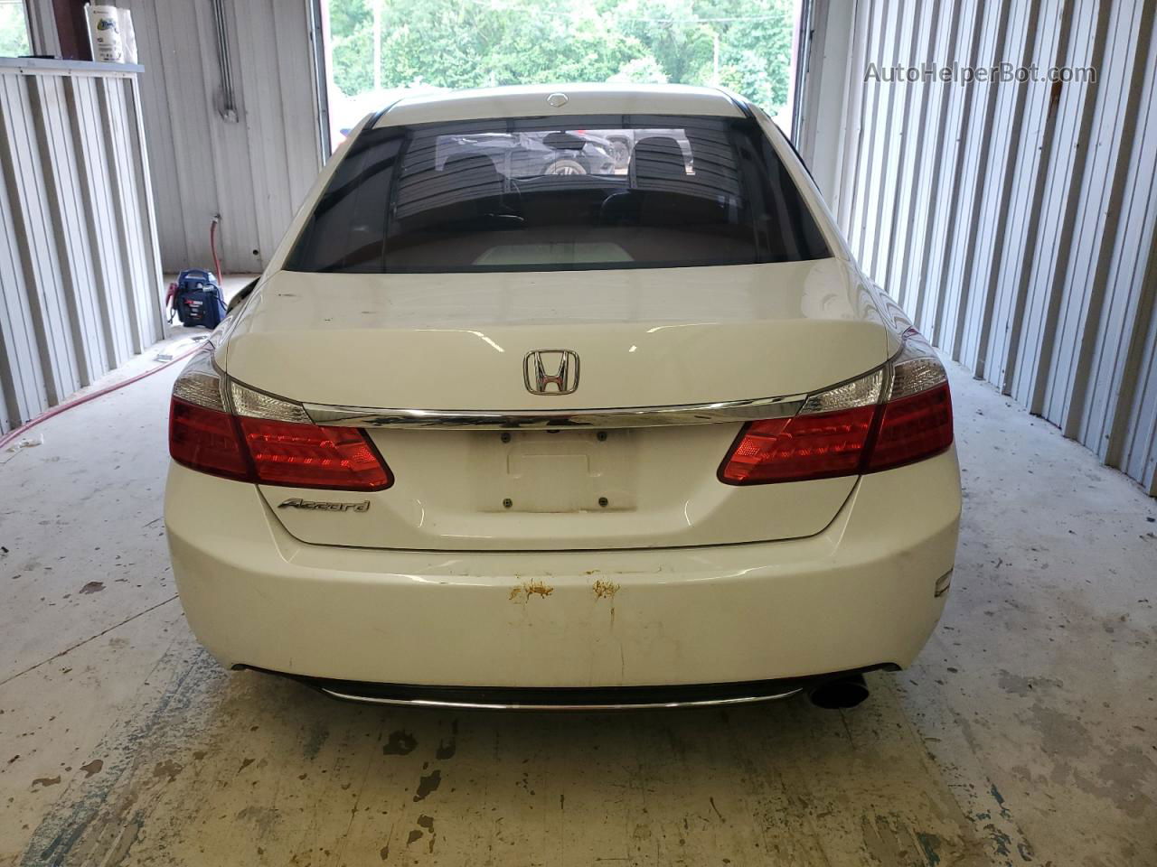 2014 Honda Accord Exl White vin: 1HGCR2F8XEA237061