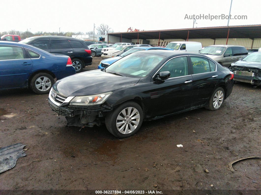 2015 Honda Accord Sedan Ex-l Black vin: 1HGCR2F8XFA036763