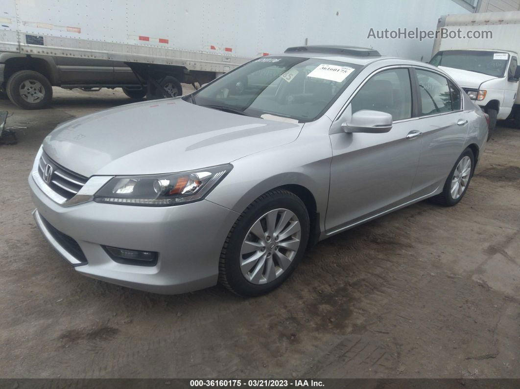 2015 Honda Accord Ex-l Серебряный vin: 1HGCR2F8XFA097661