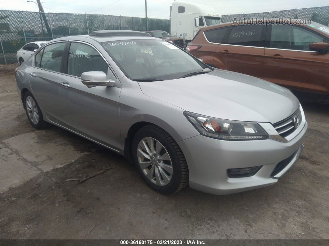 2015 Honda Accord Ex-l Silver vin: 1HGCR2F8XFA097661