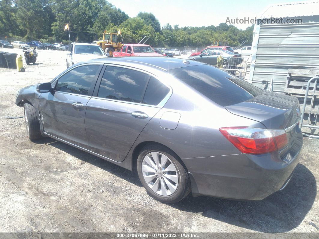 2015 Honda Accord Ex-l Gray vin: 1HGCR2F8XFA126530