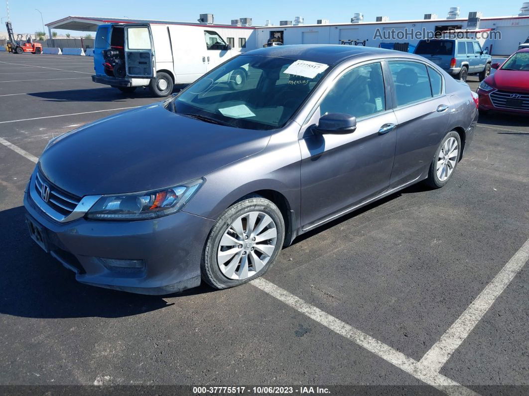 2015 Honda Accord Ex-l Gray vin: 1HGCR2F8XFA137057