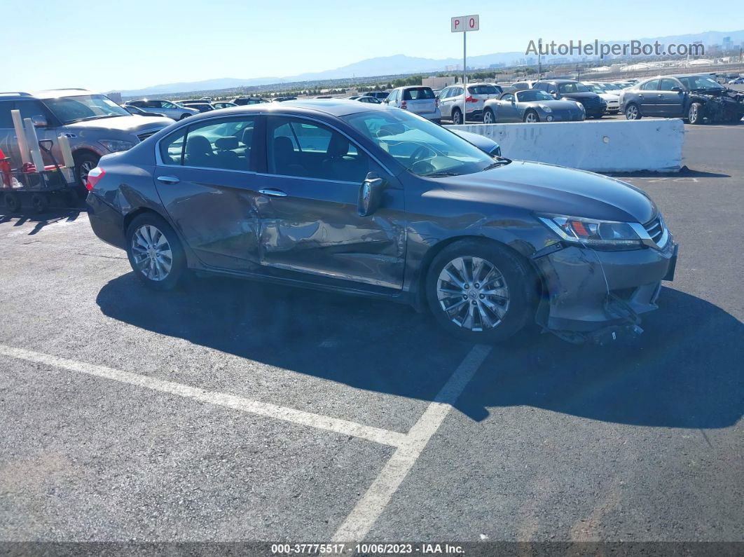 2015 Honda Accord Ex-l Gray vin: 1HGCR2F8XFA137057