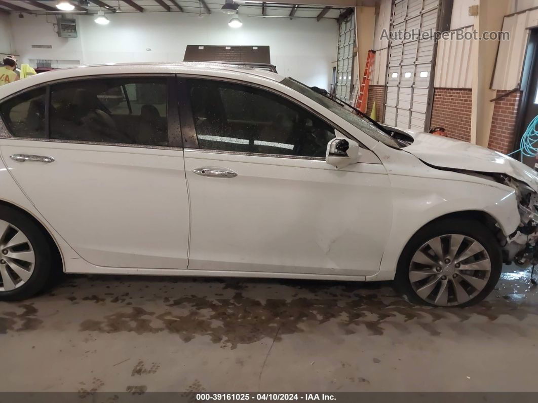 2015 Honda Accord Ex-l White vin: 1HGCR2F8XFA155526