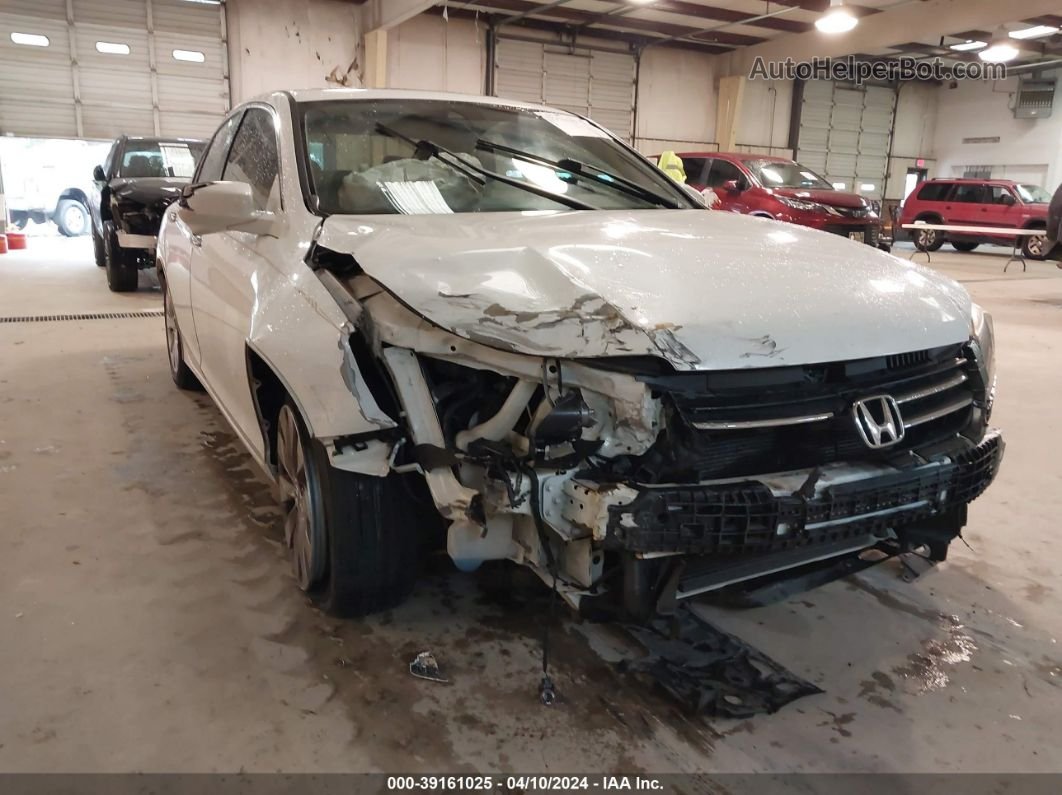 2015 Honda Accord Ex-l White vin: 1HGCR2F8XFA155526