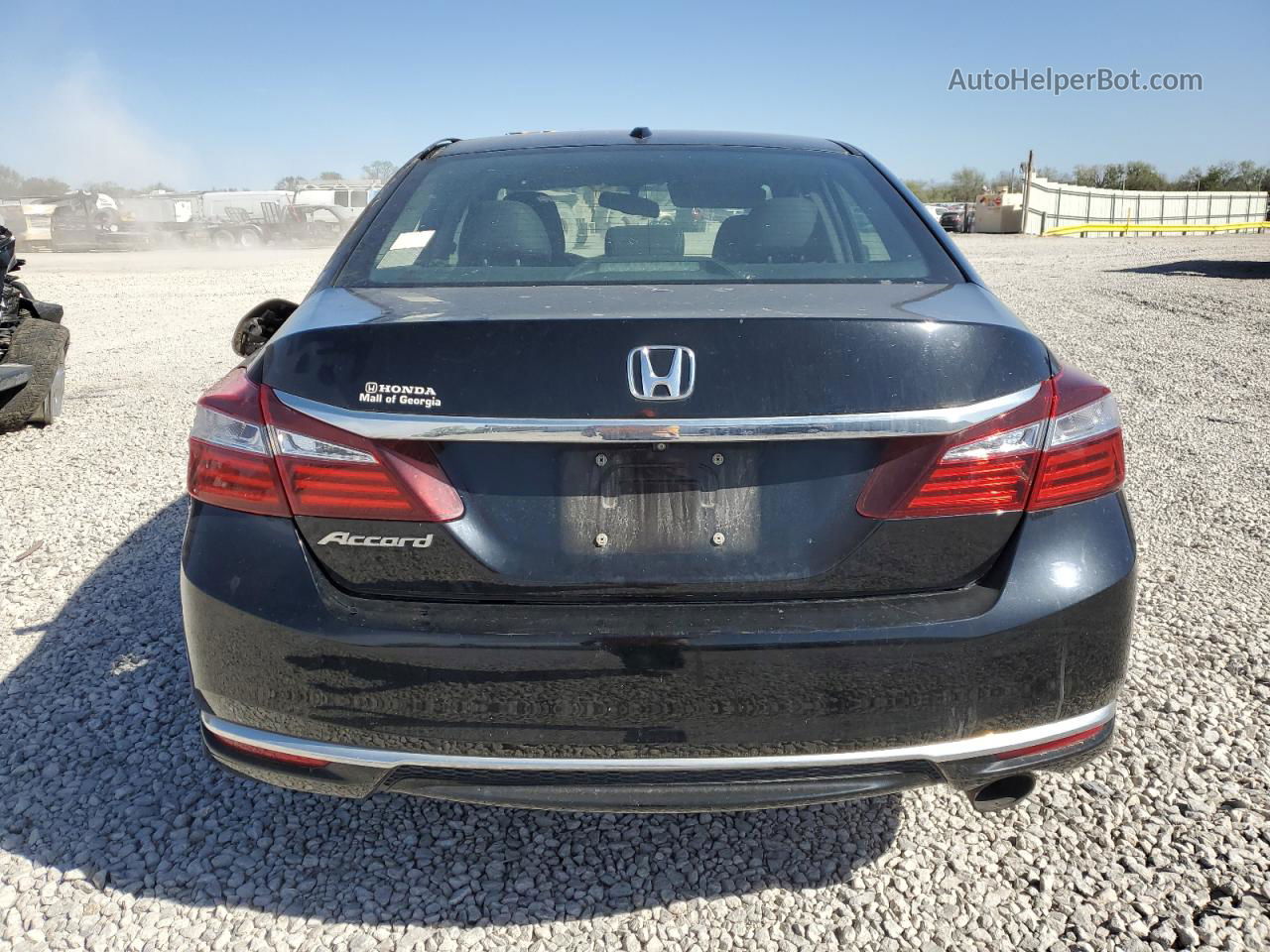 2017 Honda Accord Exl Черный vin: 1HGCR2F8XHA094746