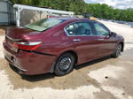 2017 Honda Accord Exl Burgundy vin: 1HGCR2F8XHA117555