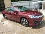 2017 Honda Accord Exl Burgundy vin: 1HGCR2F8XHA117555