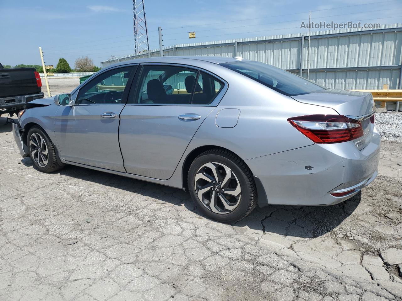 2017 Honda Accord Exl Серебряный vin: 1HGCR2F8XHA123789