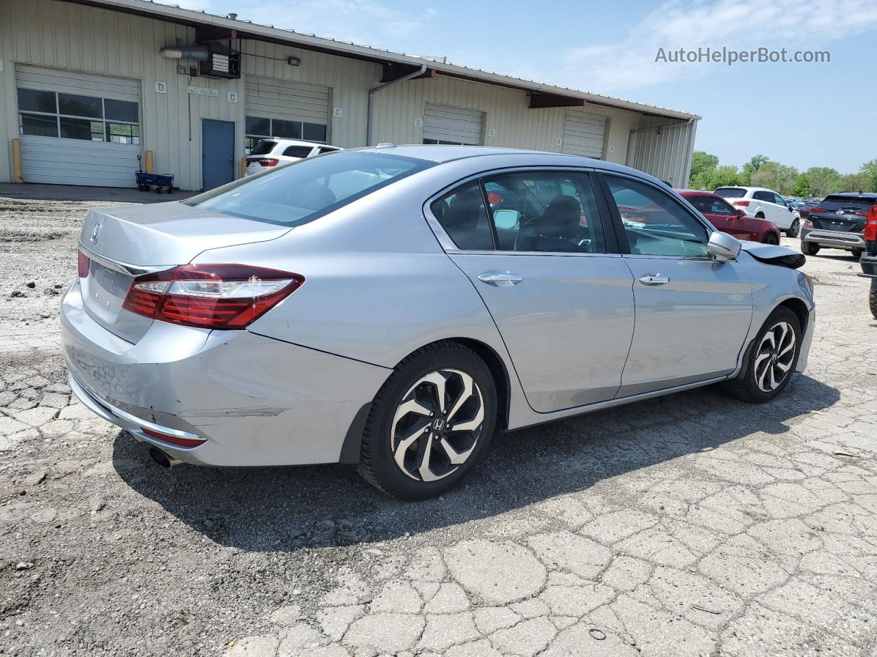 2017 Honda Accord Exl Серебряный vin: 1HGCR2F8XHA123789