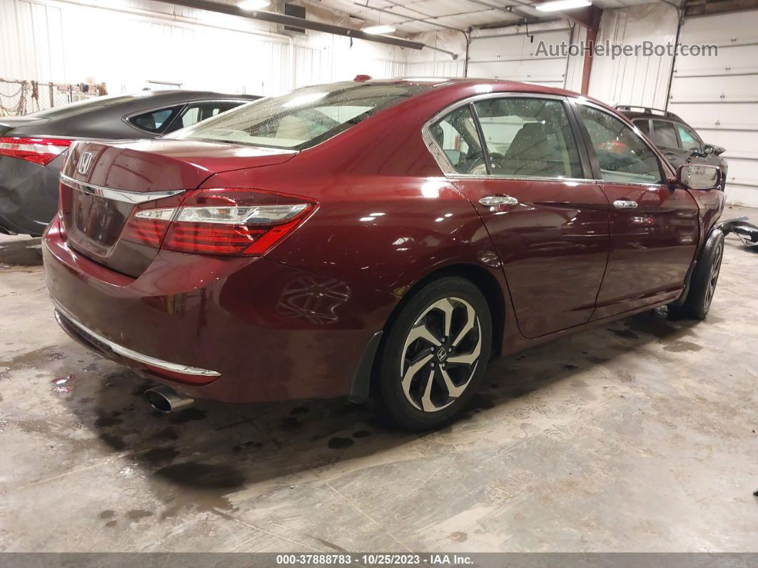 2017 Honda Accord Ex-l Red vin: 1HGCR2F8XHA175794