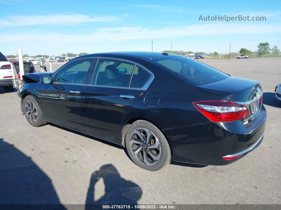 2017 Honda Accord Ex-l Черный vin: 1HGCR2F8XHA220443