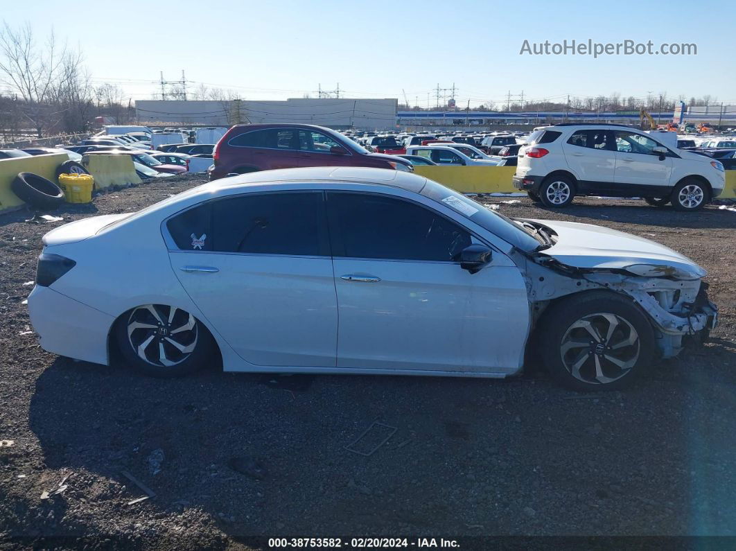 2016 Honda Accord Ex-l White vin: 1HGCR2F90GA009792