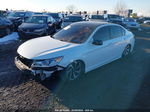 2016 Honda Accord Ex-l White vin: 1HGCR2F90GA009792