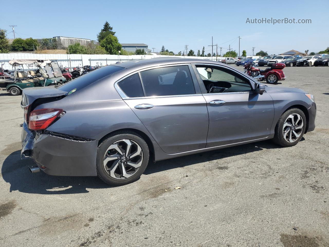 2016 Honda Accord Exl Charcoal vin: 1HGCR2F90GA207398