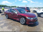 2017 Honda Accord Ex-l Maroon vin: 1HGCR2F90HA141825