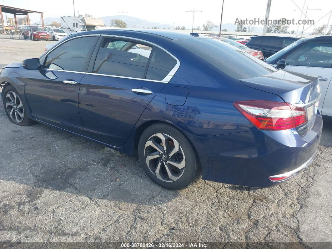 2017 Honda Accord Ex-l Dark Blue vin: 1HGCR2F90HA227894