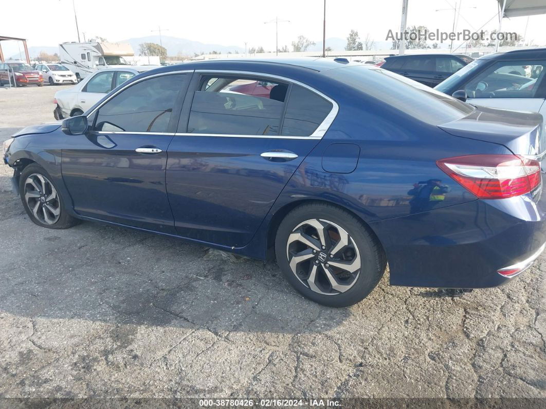 2017 Honda Accord Ex-l Dark Blue vin: 1HGCR2F90HA227894