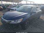 2017 Honda Accord Ex-l Dark Blue vin: 1HGCR2F90HA227894