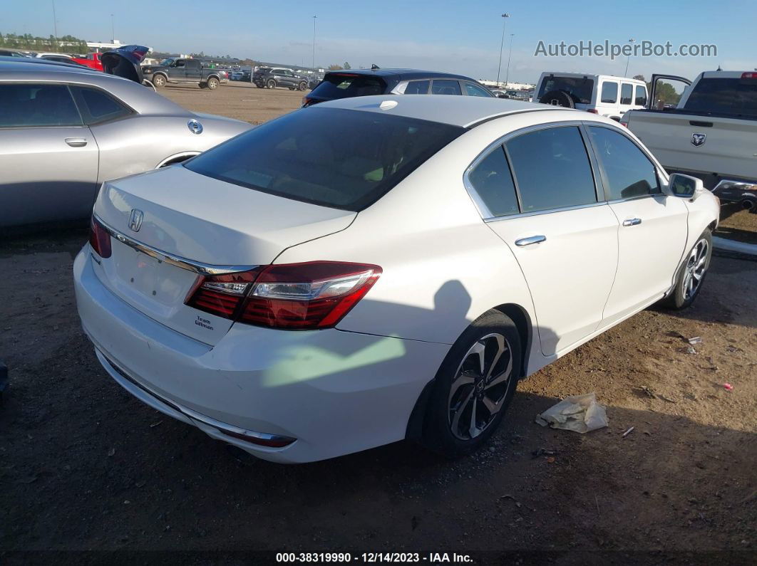 2017 Honda Accord Ex-l White vin: 1HGCR2F94HA276922