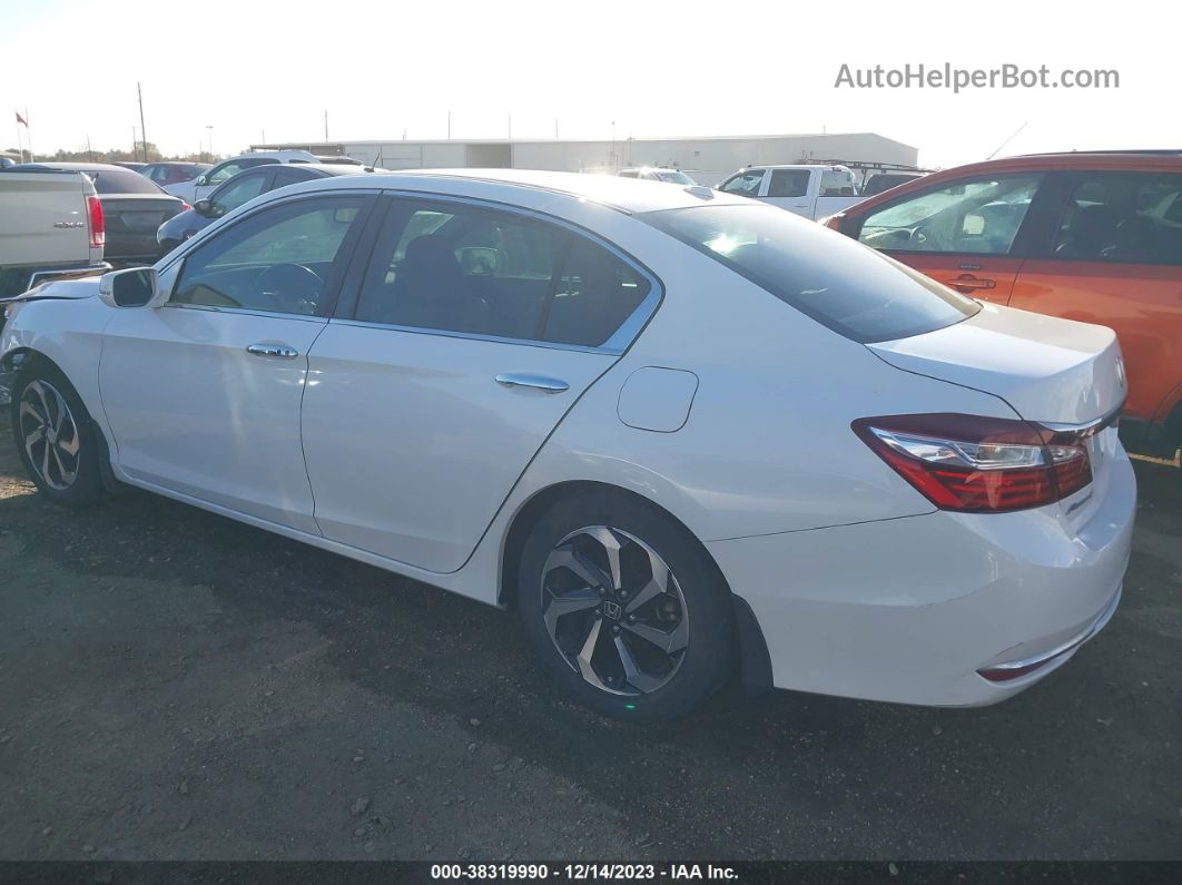 2017 Honda Accord Ex-l White vin: 1HGCR2F94HA276922