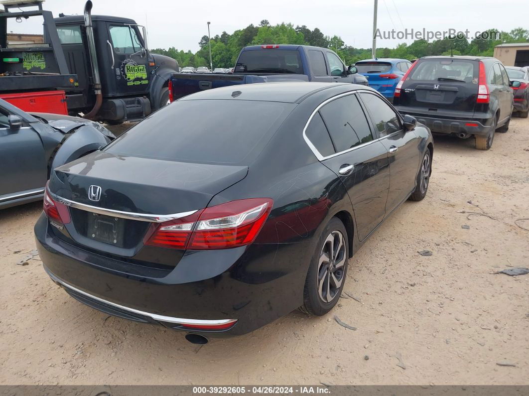 2016 Honda Accord Ex-l Black vin: 1HGCR2F95GA176374