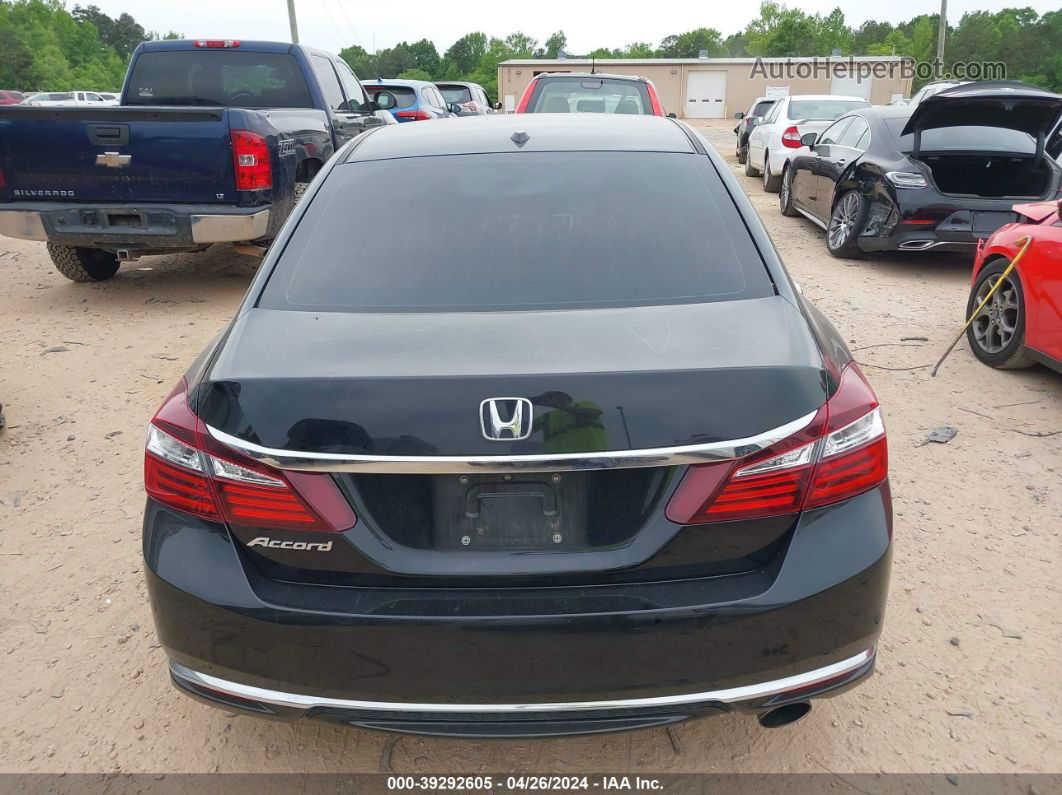 2016 Honda Accord Ex-l Black vin: 1HGCR2F95GA176374