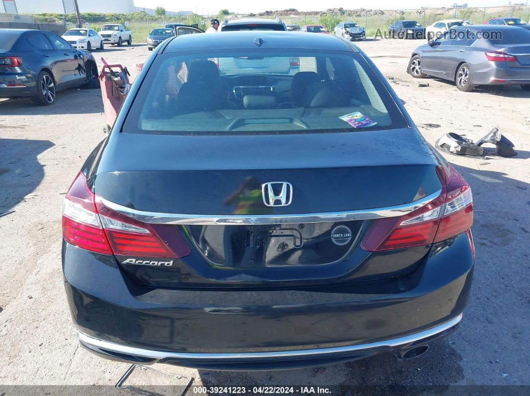 2016 Honda Accord Ex-l Black vin: 1HGCR2F97GA072680