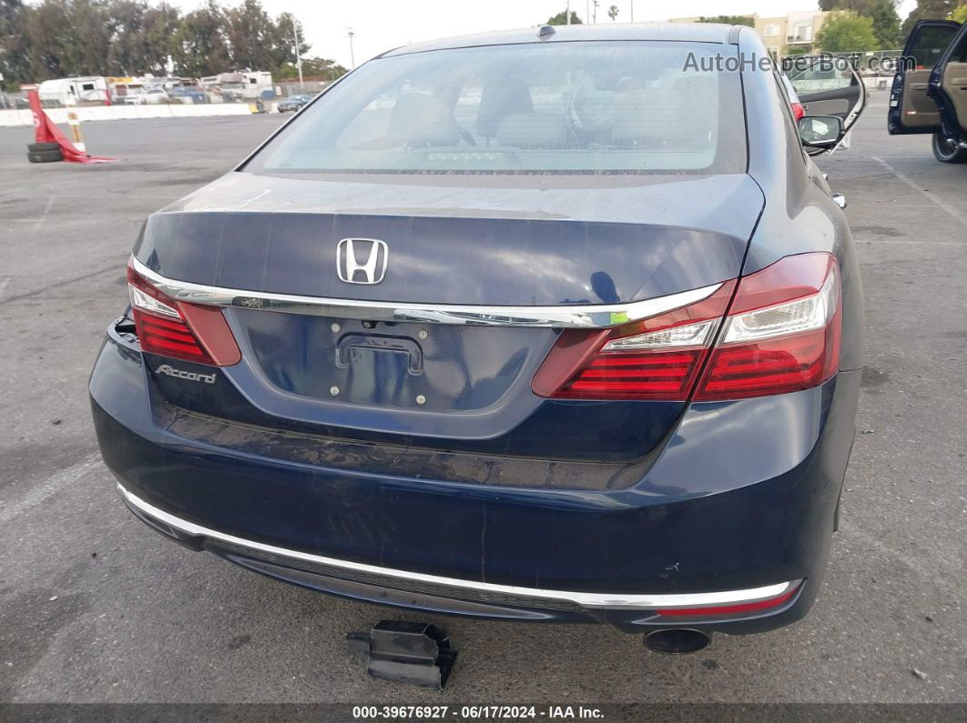 2016 Honda Accord Ex-l Синий vin: 1HGCR2F99GA039860