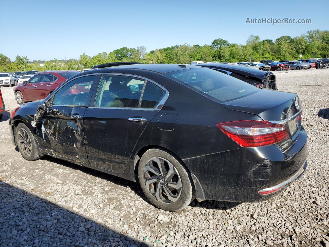 2017 Honda Accord Exl Black vin: 1HGCR2F9XHA254939