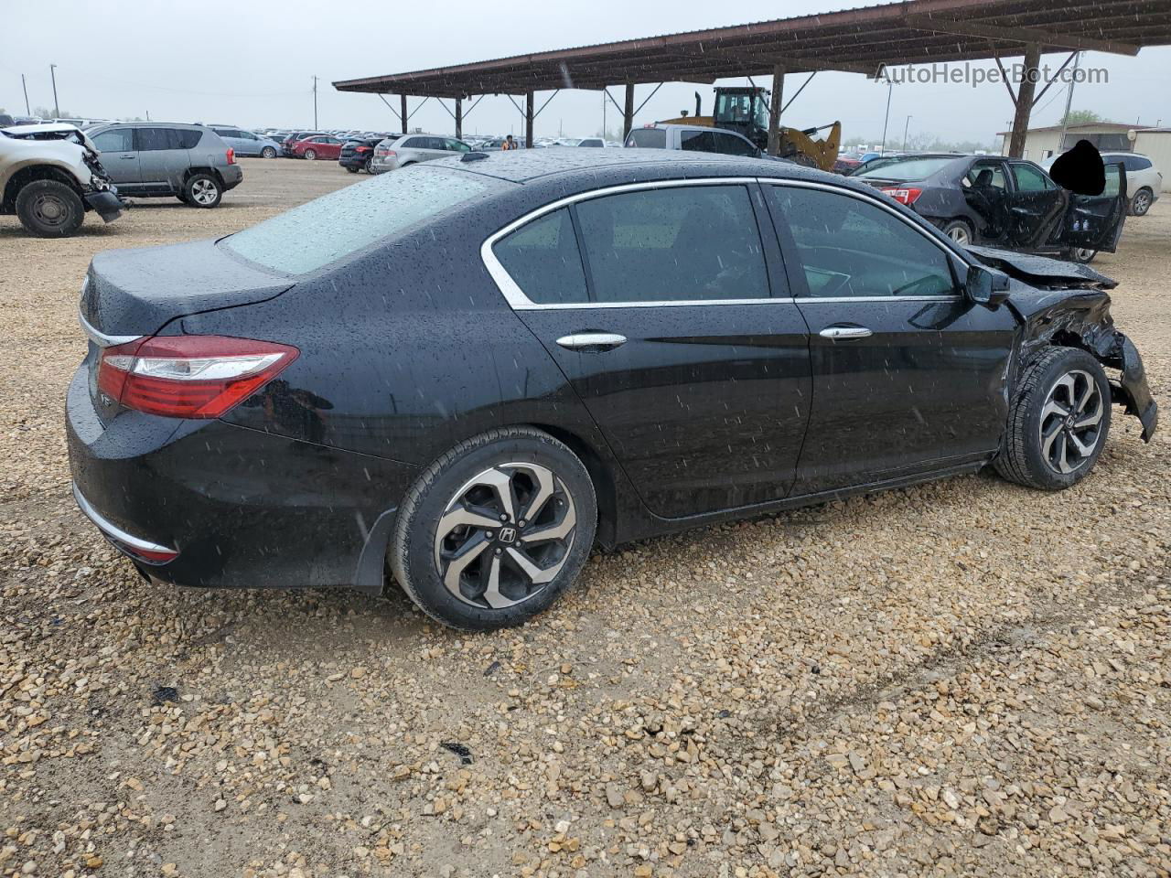 2016 Honda Accord Exl Black vin: 1HGCR3F01GA008710