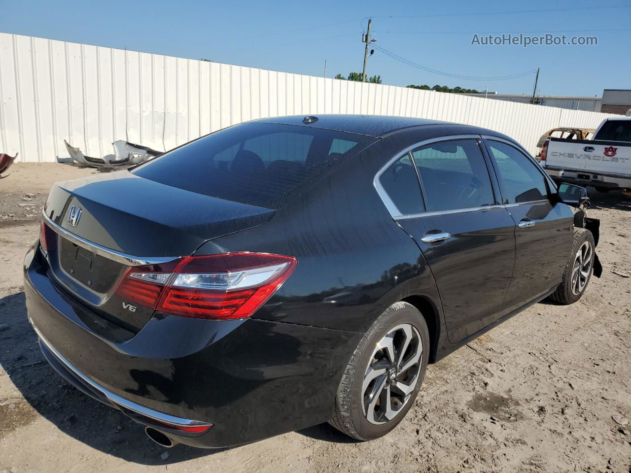 2016 Honda Accord Exl Black vin: 1HGCR3F02GA002088