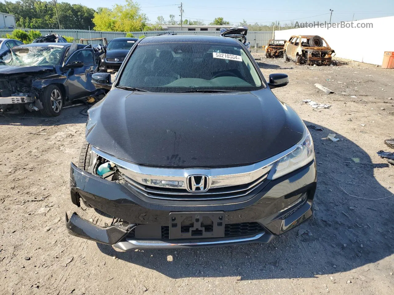 2016 Honda Accord Exl Black vin: 1HGCR3F02GA002088