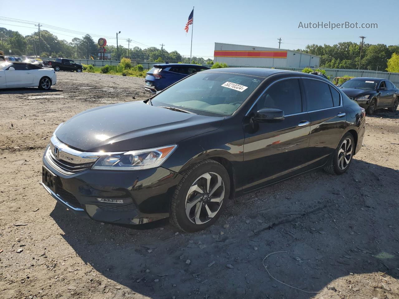 2016 Honda Accord Exl Black vin: 1HGCR3F02GA002088