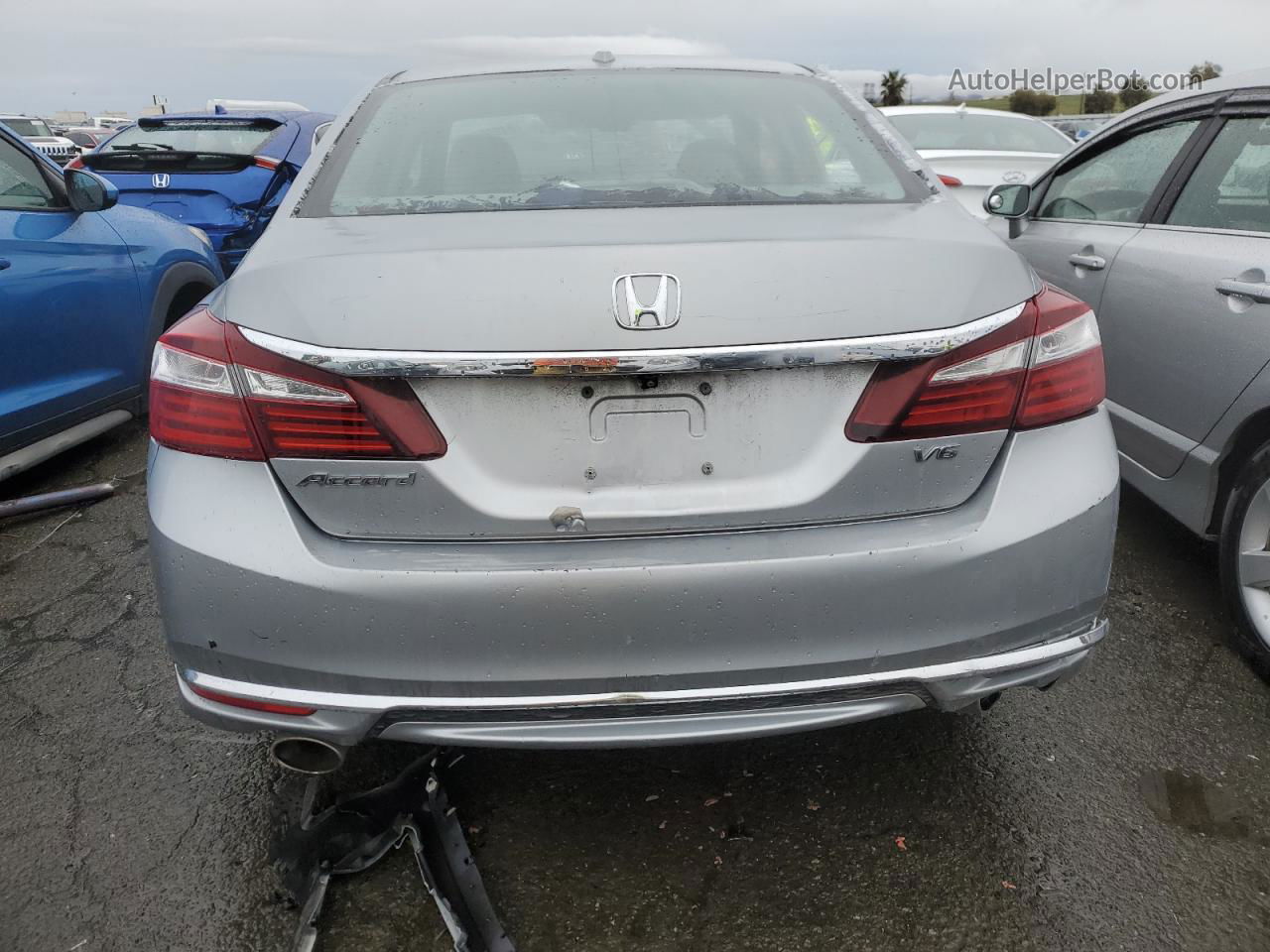 2017 Honda Accord Exl Gray vin: 1HGCR3F03HA010847