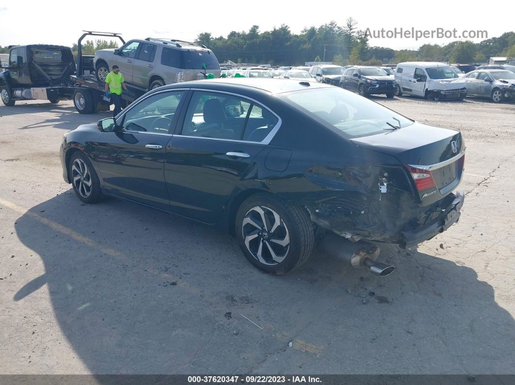 2017 Honda Accord Sedan Ex-l V6 Black vin: 1HGCR3F03HA042780