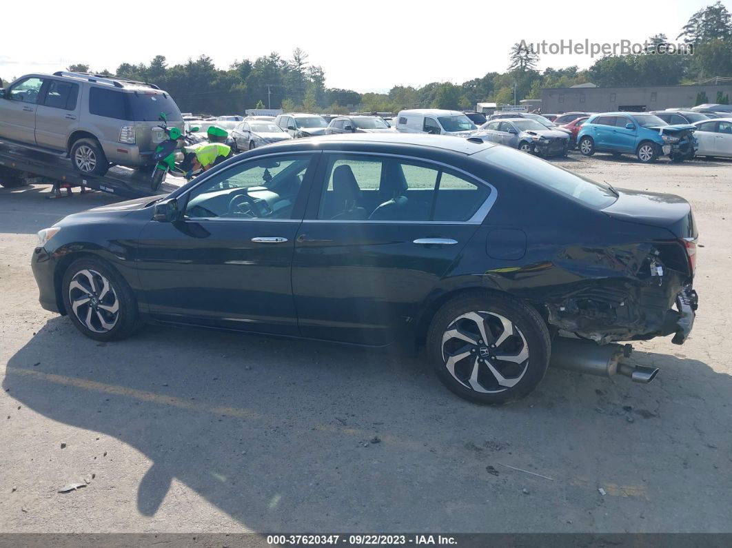 2017 Honda Accord Sedan Ex-l V6 Black vin: 1HGCR3F03HA042780