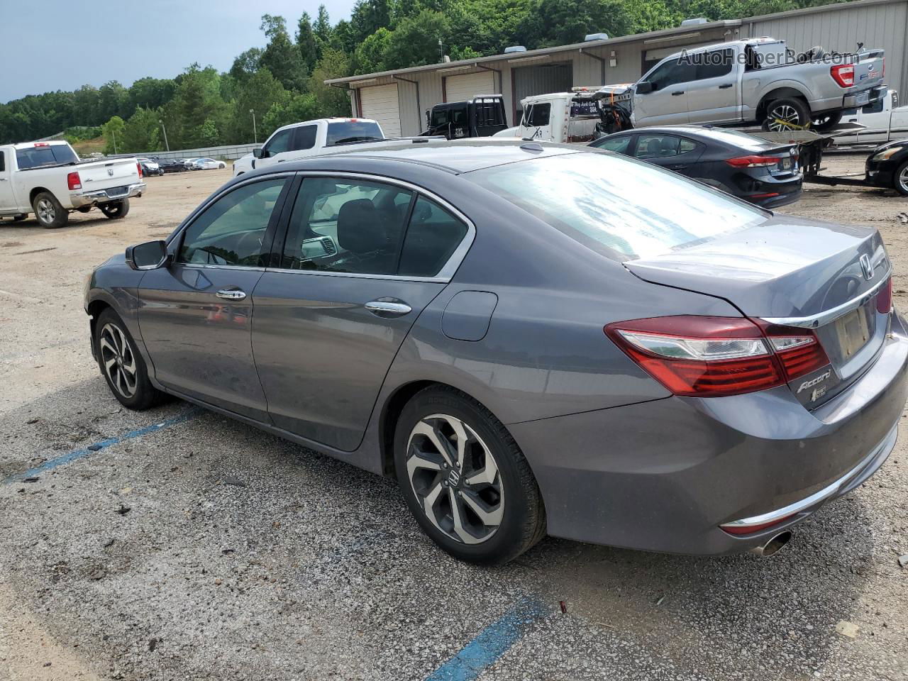 2016 Honda Accord Exl Угольный vin: 1HGCR3F06GA024031