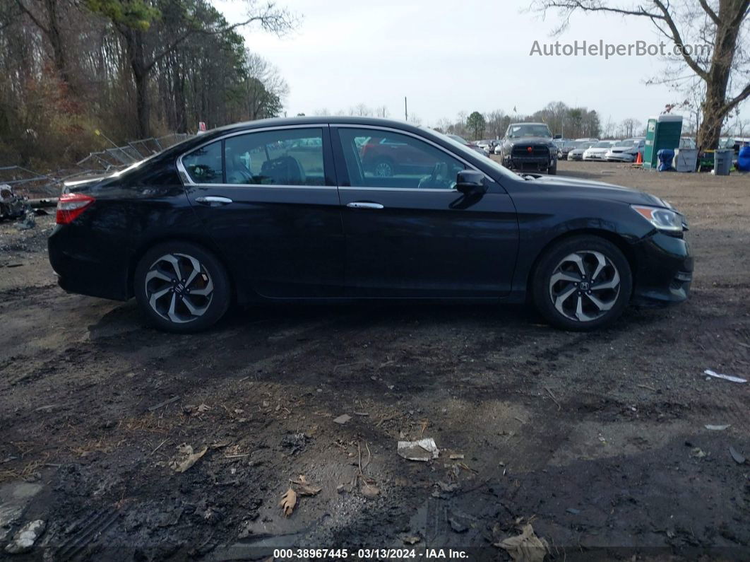 2017 Honda Accord Ex-l V6 Black vin: 1HGCR3F06HA006193