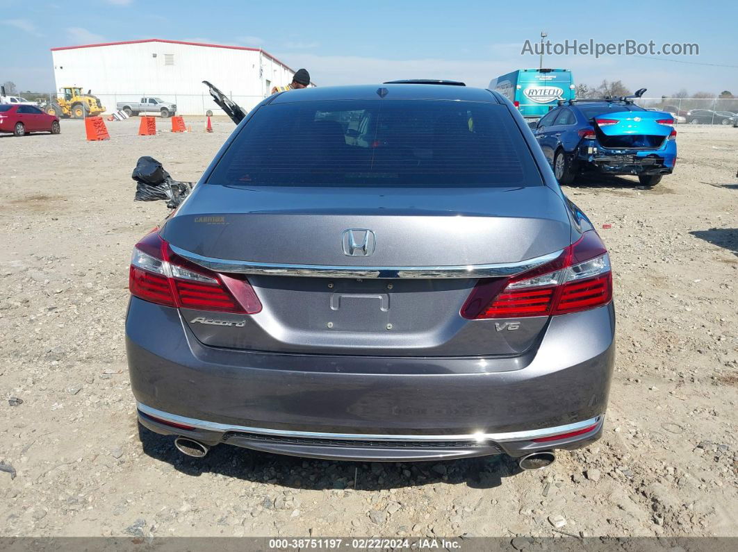 2017 Honda Accord Ex-l V6 Серый vin: 1HGCR3F08HA019611