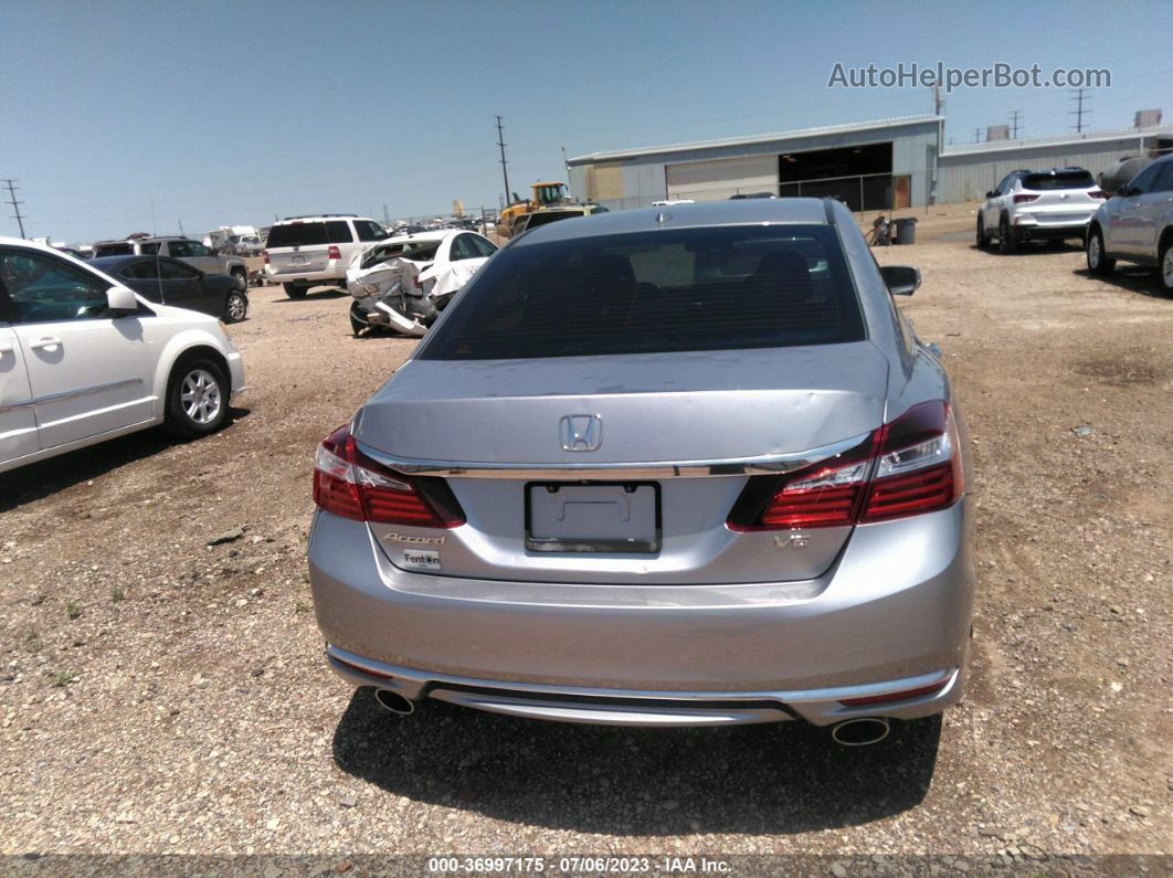 2017 Honda Accord Sedan Ex-l V6 Gray vin: 1HGCR3F0XHA023644